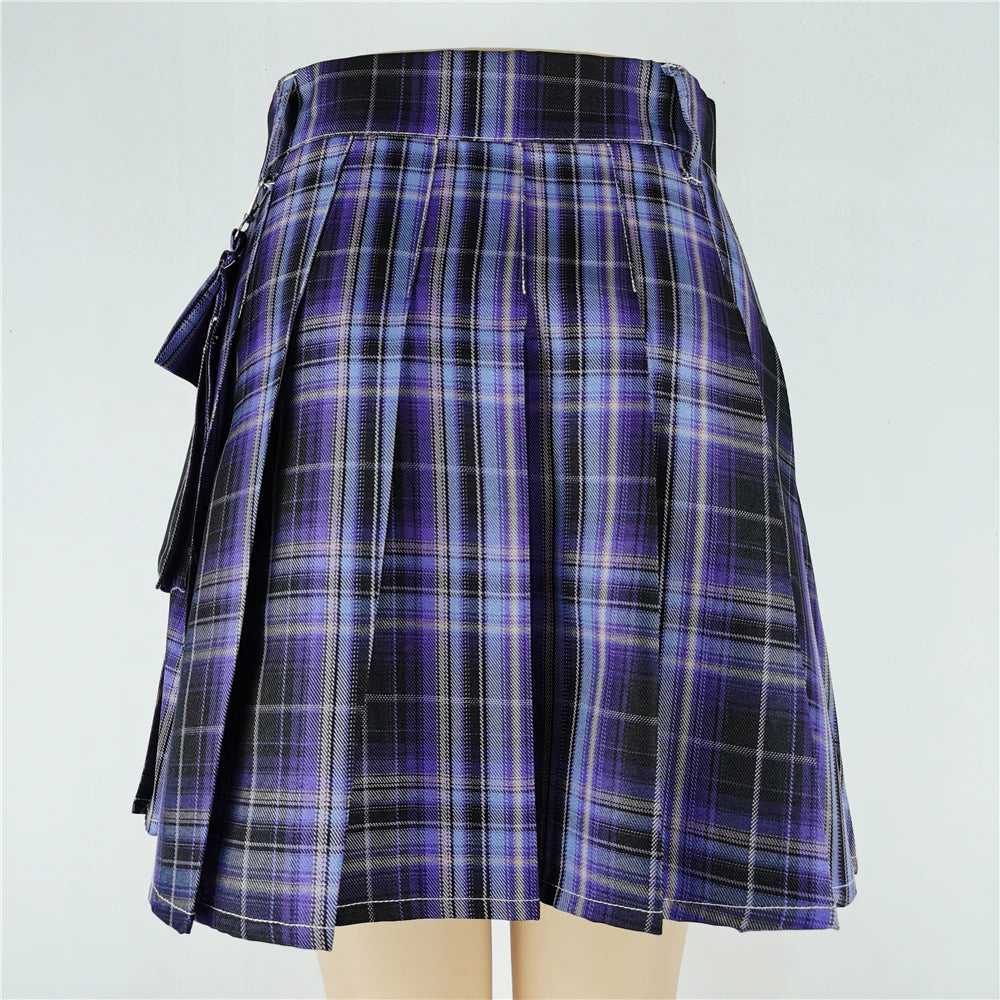 Women Gothic Patchwork Mini Skirt