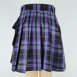 Women Gothic Patchwork Mini Skirt