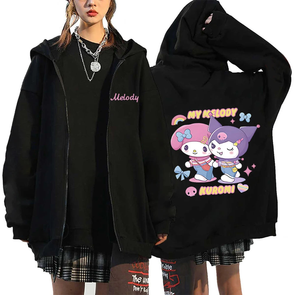 Hello Kitty Zipper Hoodie
