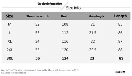 Size chart for Sweet Casual Maternity T-Shirt Dress, including measurements for different sizes M to 3XL in centimeters.