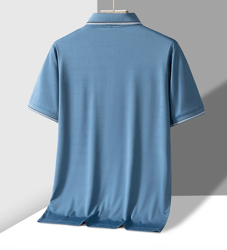 Men Anti-Wrinkle Pocket Polo Shirt