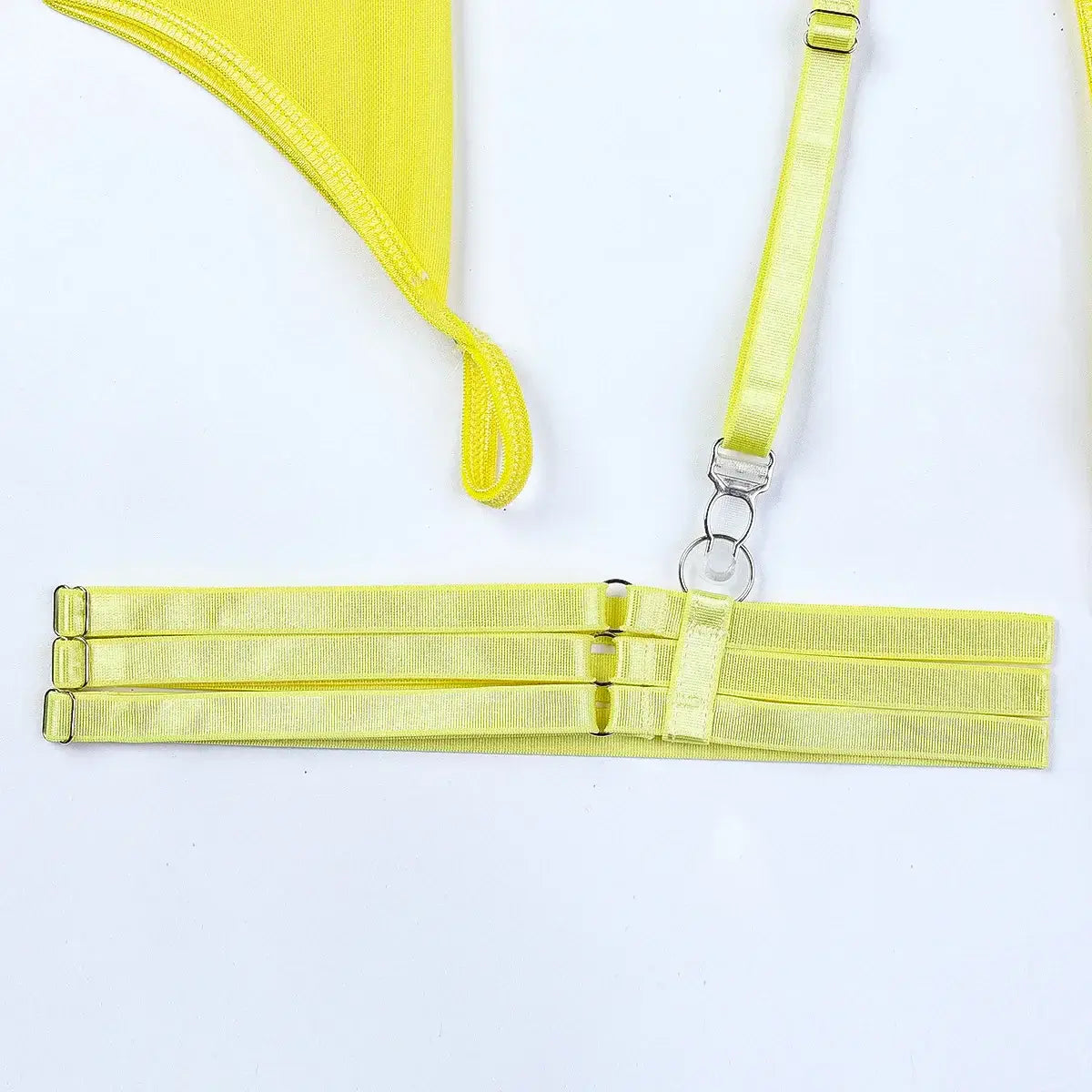 Women Mesh Splicing Suspender Jumpsuit