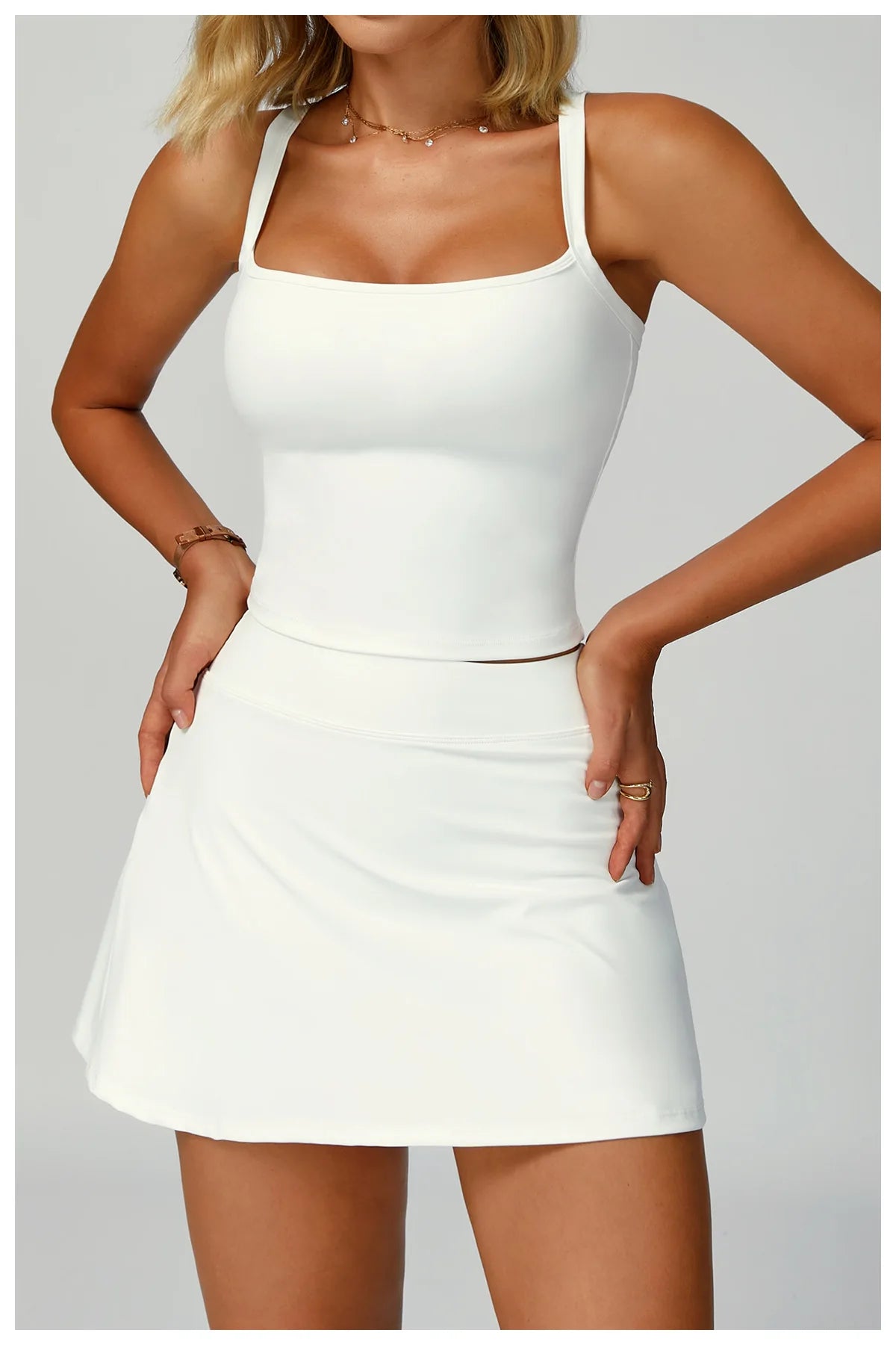 Women Tennis Skirt Sports Set