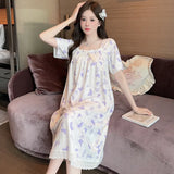 Women 5XL Cotton Sleep Dress
