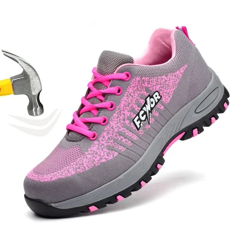 Women Safety Shoes Lightweight Non Slip Boots