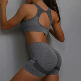 Women Yoga Vest & Shorts Set