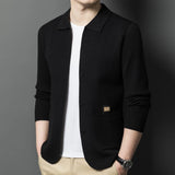 Men V-Neck Cardigan Sweater