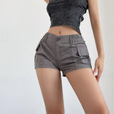 Women's High Waist Cotton Shorts