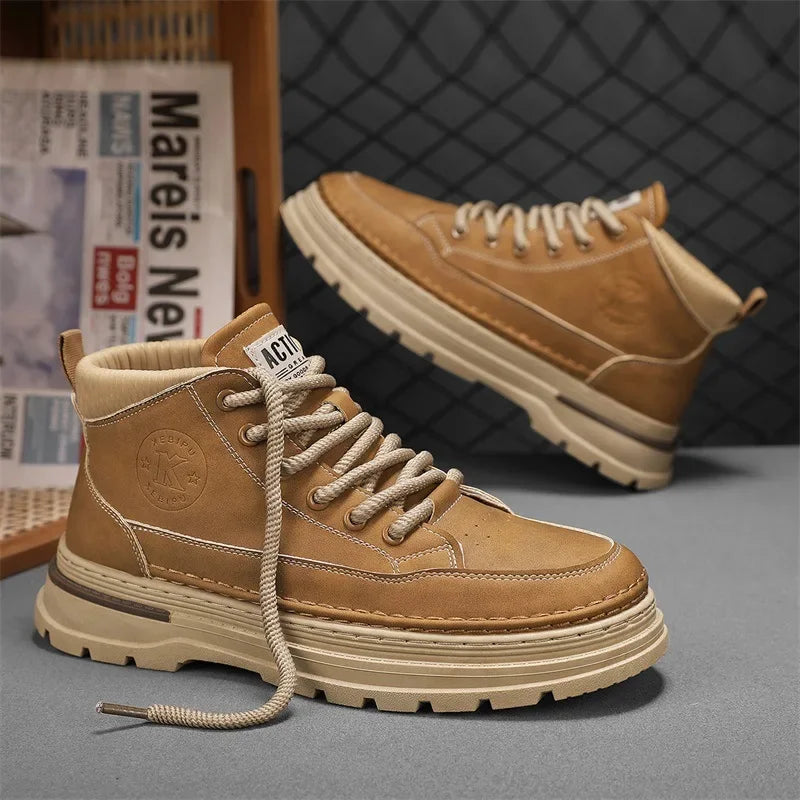 Fashion High-Top Casual Men’s Boots