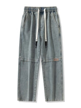 Men Retro Wide Leg Jeans