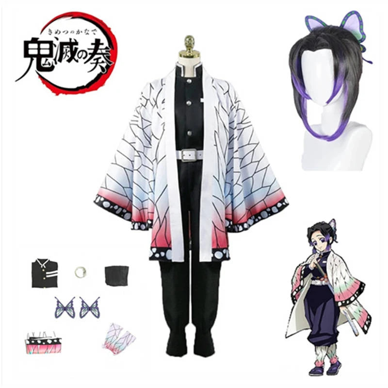 Demon Slayer Kochou Shinobu Kimono Cosplay