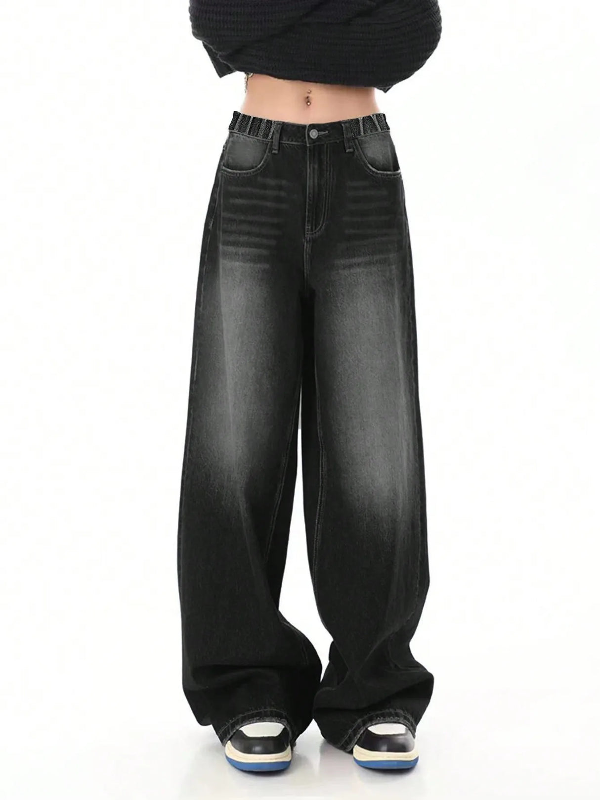 Women Vintage Teen Relaxed Jeans