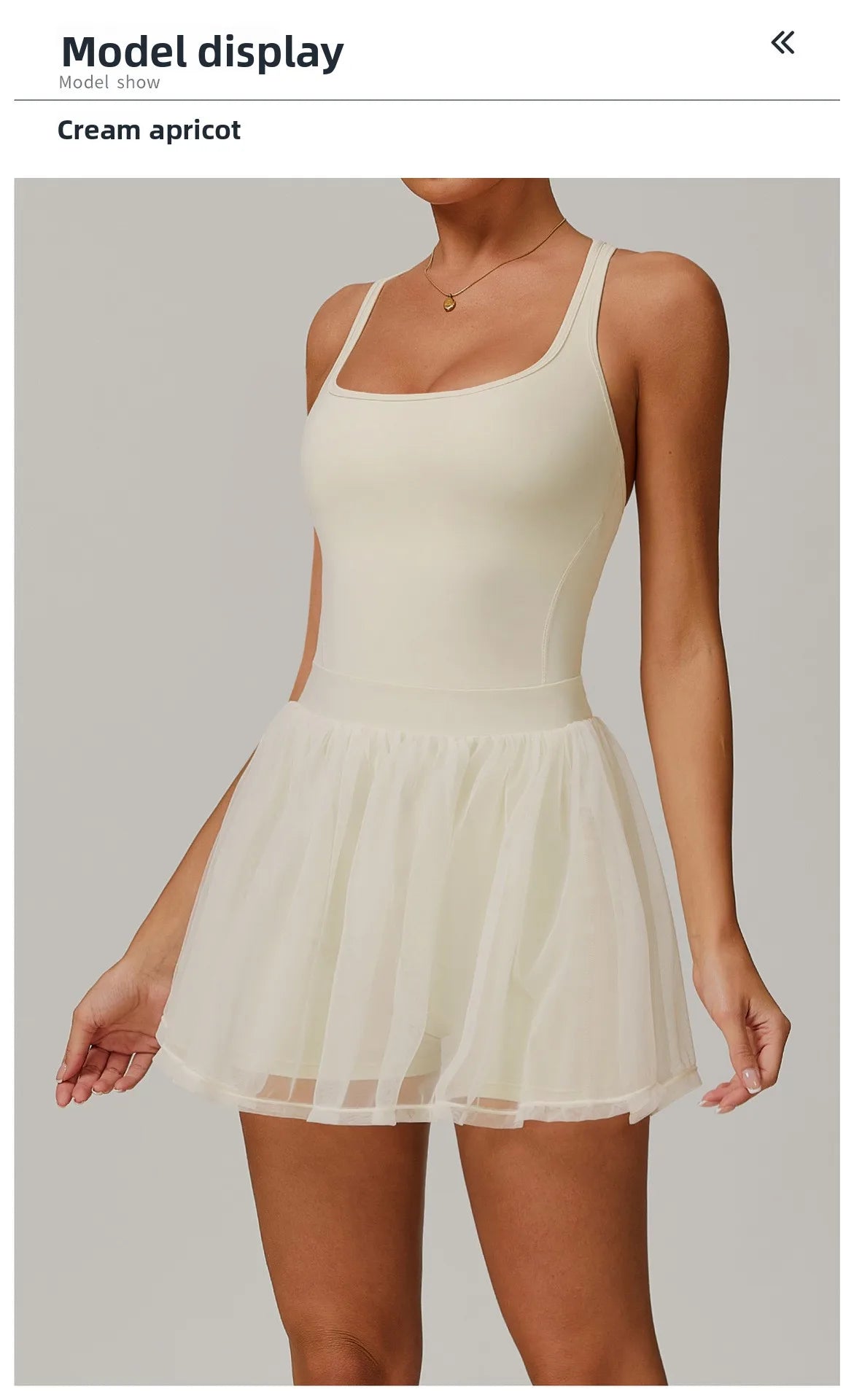 Women Mesh Breathable Tennis Skirt