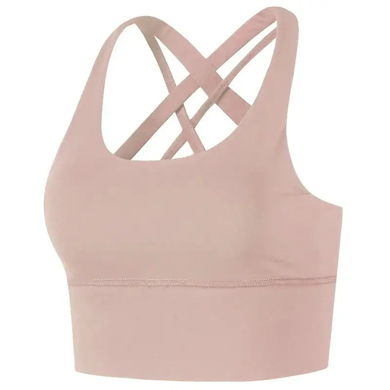Women Cross Back Sports Bra Plus Size