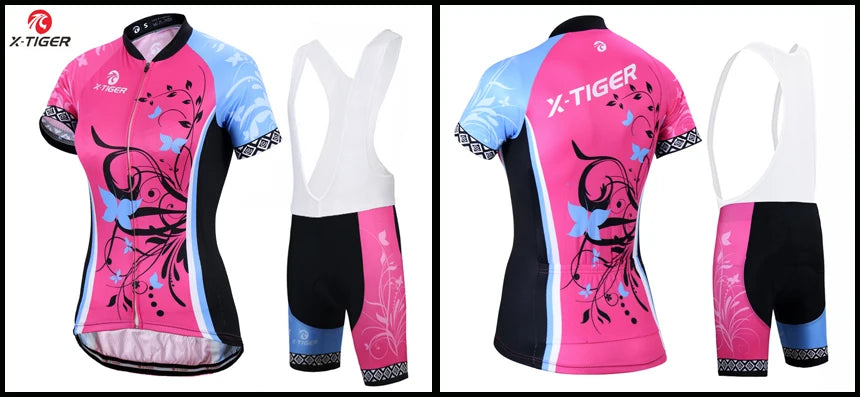 Women Summer Cycling Jersey Set