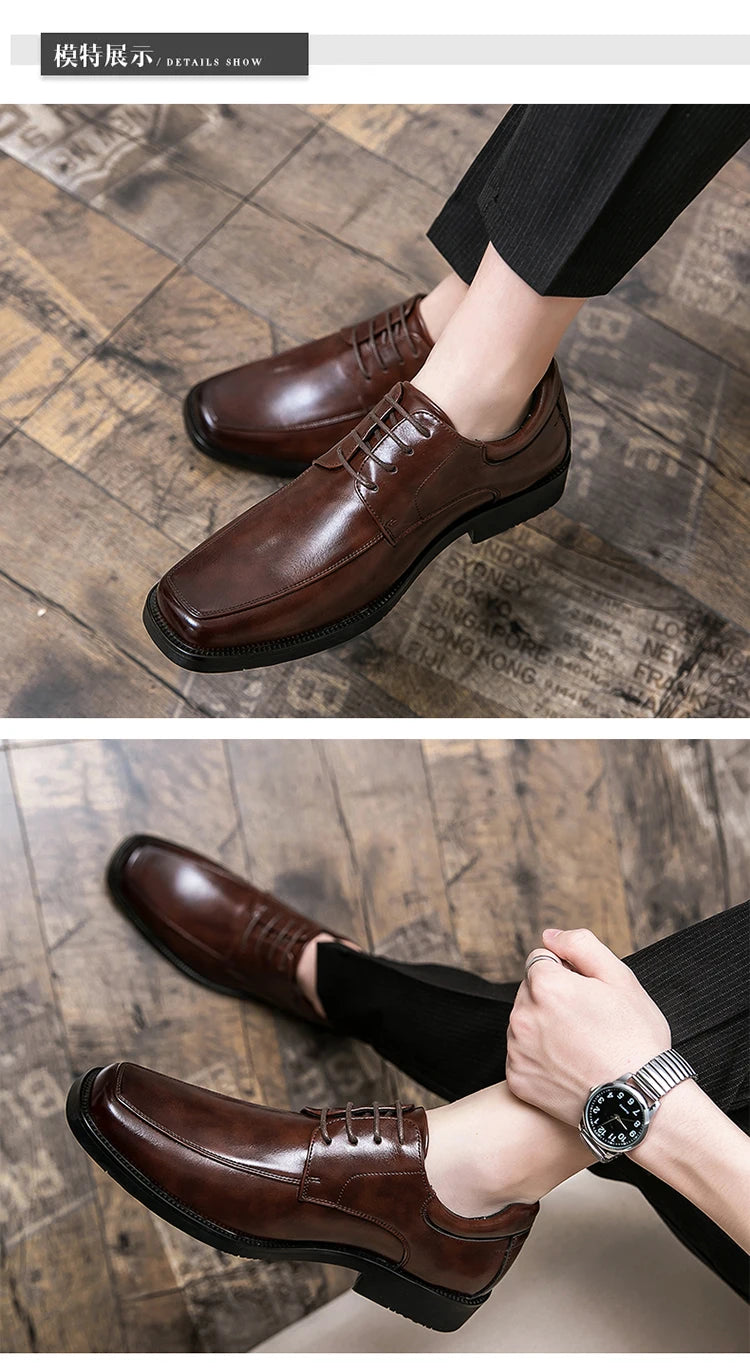 Men Genuine Leather Formal Loafers