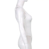 Retro Sleeveless Women's Bodysuit – Chic Slim Bodycon Summer Top