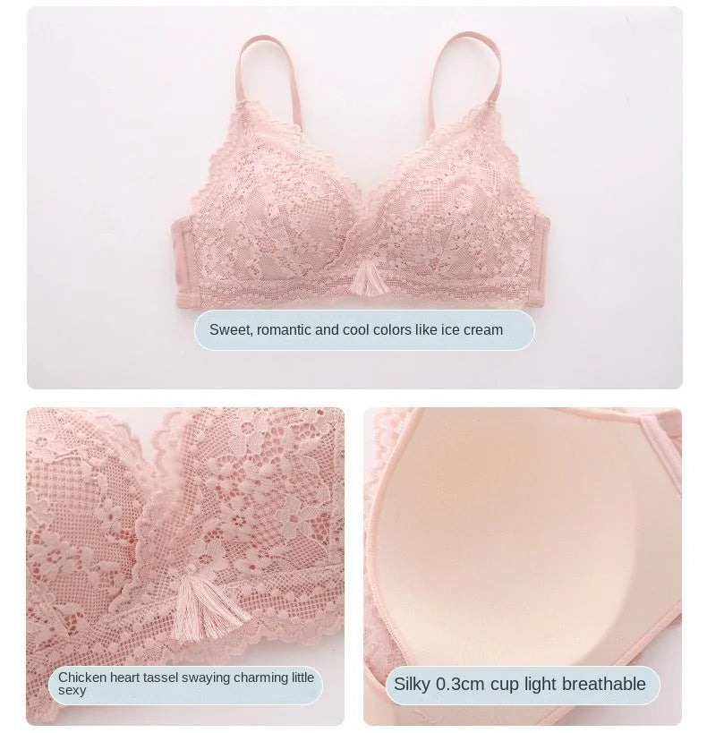 Women Ultra Thin Bra Set