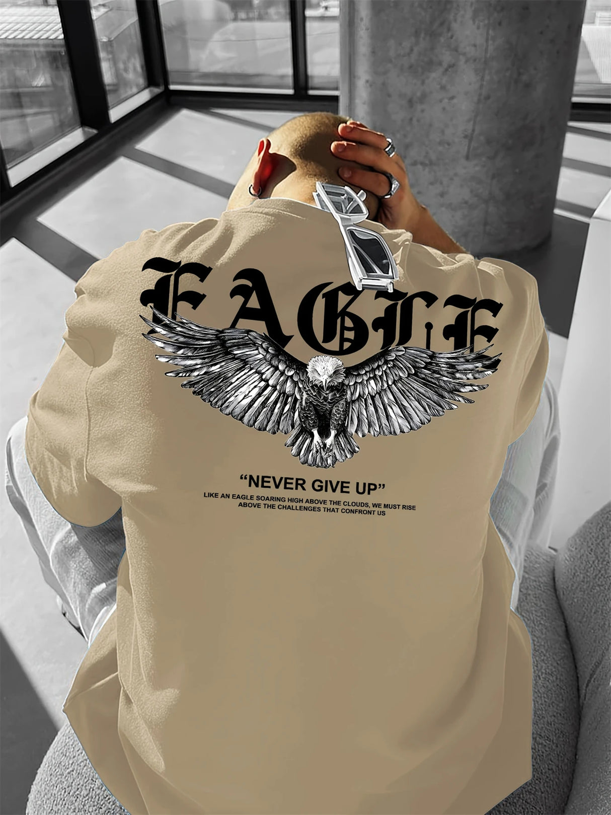 Men Cotton Graphic T-Shirt