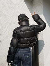 Women Cozy Short Winter Coat