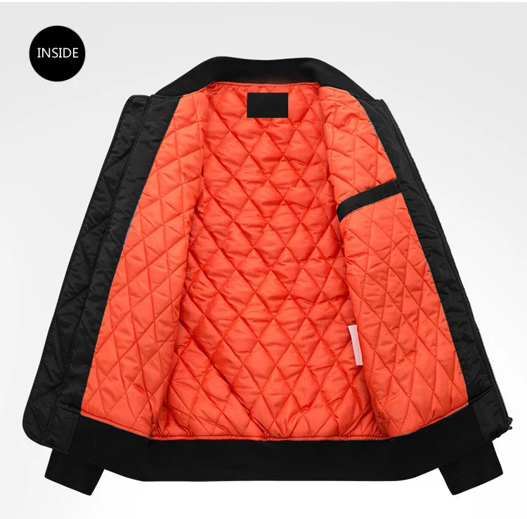 Men's Plus Size Padded Parka Jacket