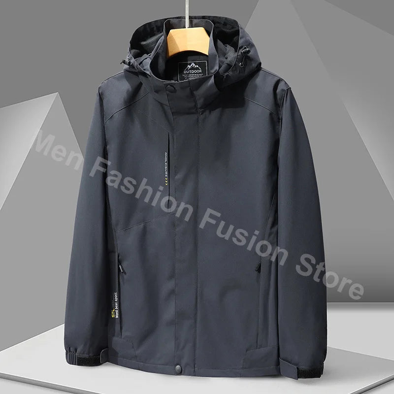 Men's Plus Size Travel Windbreaker
