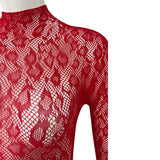 Velvexa™ – Lace Fishnet Night Club Bodysuit (Daring, Sultry & Statement-Making)