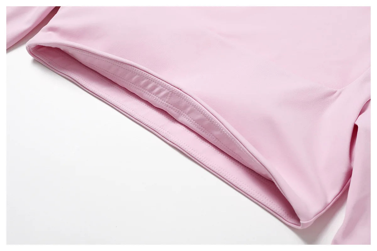 Women's Seamless Long Sleeve Yoga Crop Top – Quick-Dry Square Neck Gym Shirt