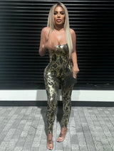 Shimmara™ – Cross Back Summer Jumpsuit (Shimmer, Airy & Night-Out Ready)