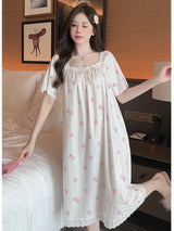 Women 5XL Cotton Sleep Dress