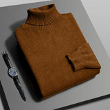 Men Slim Fit Turtleneck Sweater