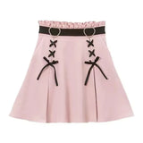 Women Y2K Bow Mini Skirt