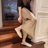 Women Mules Closed Toe Flat Slides