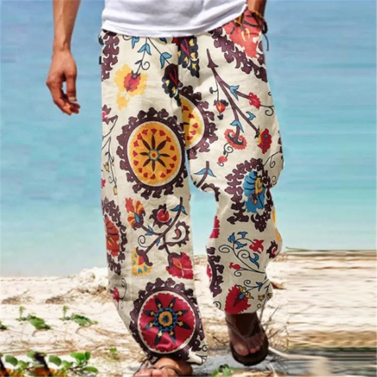Printed Men’s Casual Pants