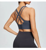 Women Cross Back Sports Bra Plus Size