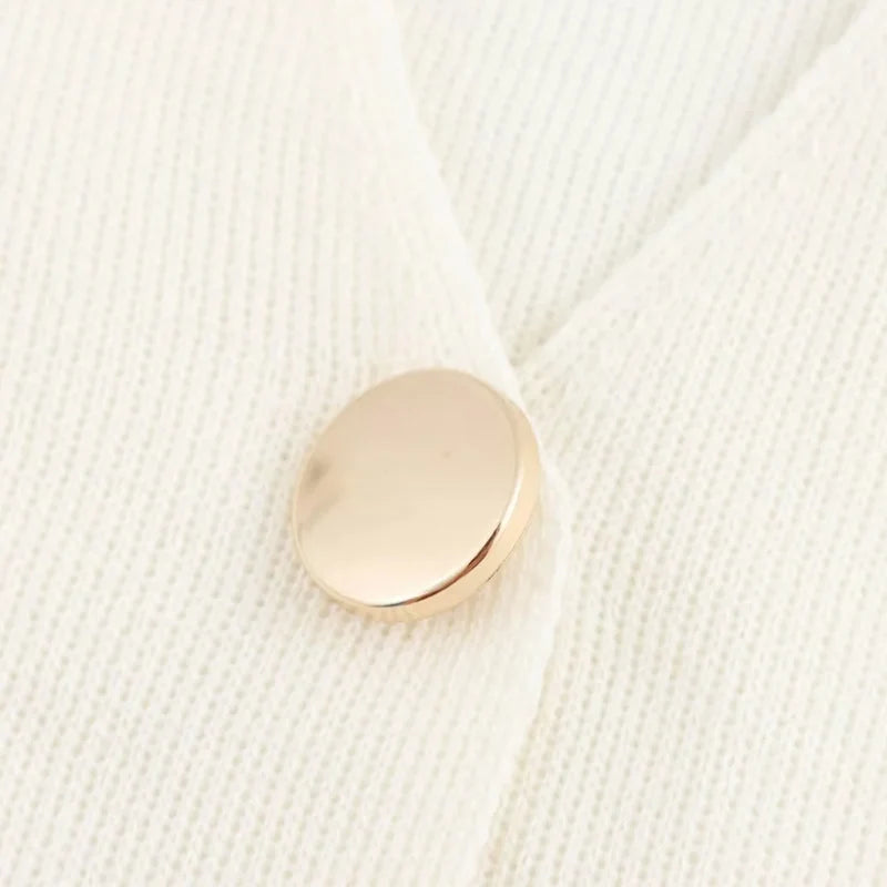 Elegant Knitted Short Sleeve Jacket