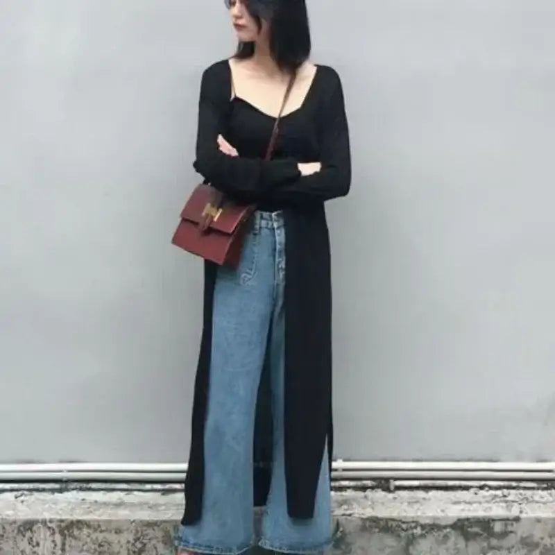 Women Plus Size Summer Knit Cardigan