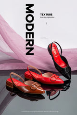 Women Ballet Flats Leather Bowknot Slip-On Shoes