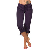 Women Pocket Mid-Rise Cropped Leggings