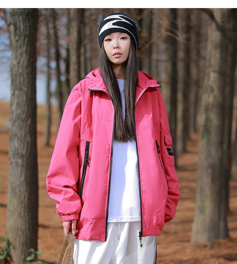 Outdoor Windproof Waterproof Hiking Hooded Jacket