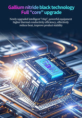 120W Fast Charger with Type-C & Lightning Cable