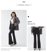 Women Flared Shark Leggings