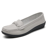 Women Leather Nurse Flats