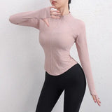 Women Textured Long Sleeve Running Jacket