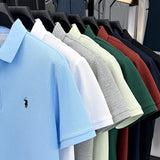 Men Cotton Embroidered Polo Shirt