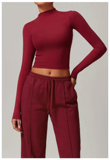 Women's Long Sleeve Yoga Shirt – Outdoor Running Fitness Top