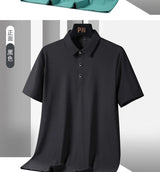 Men Oversize Quick Dry Polo Shirt
