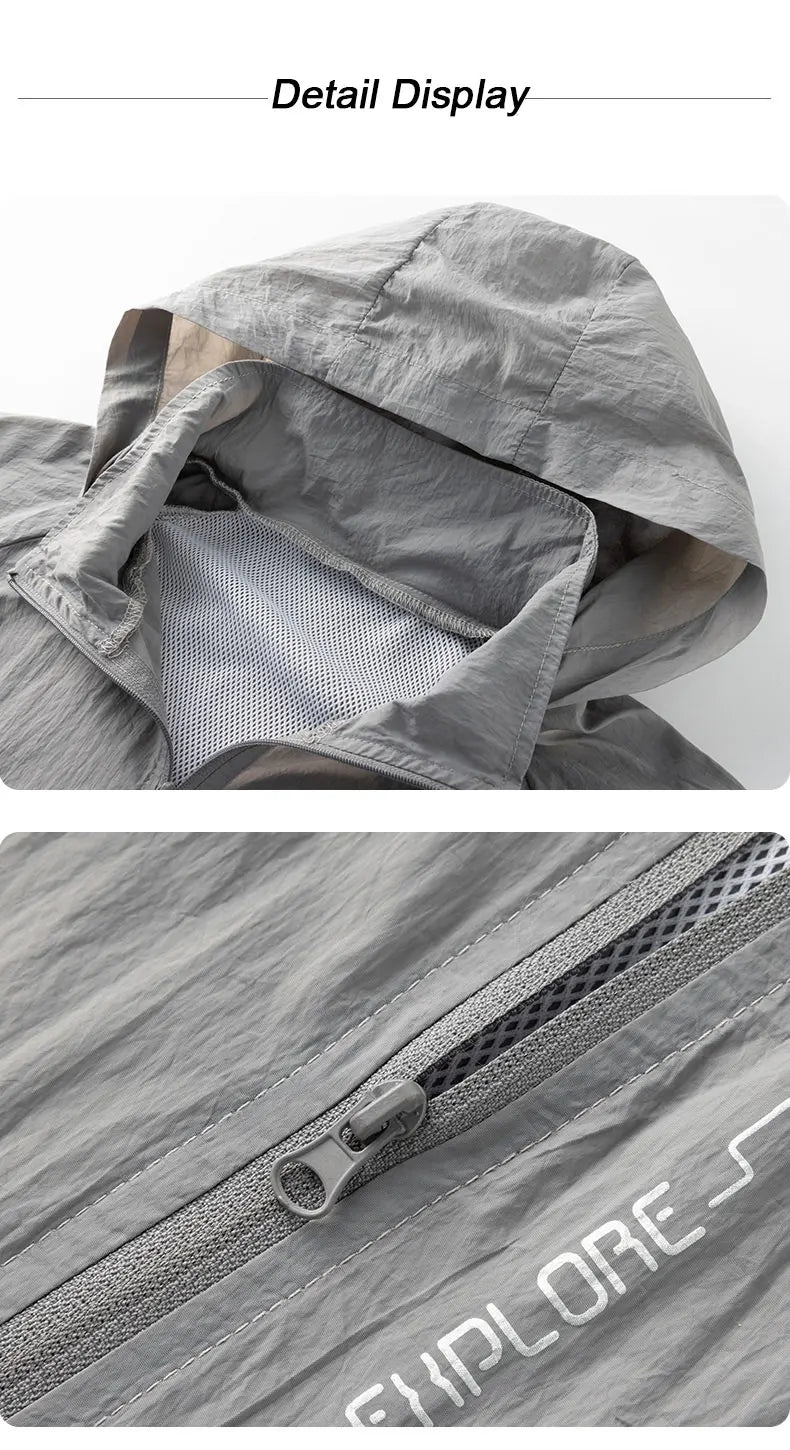 Men Cooling Fan USB Cotton Jacket