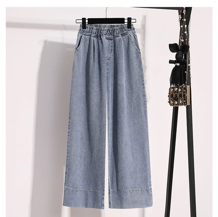 Women's Plus Size Wide Leg Jeans 2025