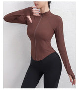 Women Textured Long Sleeve Running Jacket